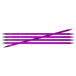 Knitter's Pride Trendz Double Pointed Needles - US 8 (5.0mm) - 6" Violet Needles