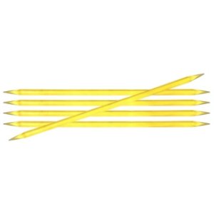 Knitter's Pride Trendz Double Pointed Needles - US 10 6.0mm - 6  Yellow Needles