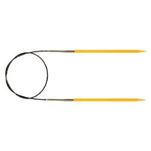 Knitter's Pride Trendz Fixed Circular Needles - US 6 (4.0mm) - 24" Orange Needles
