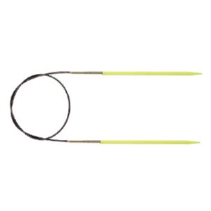Knitter's Pride Trendz Fixed Circular Needles - US 5 (3.75mm) - 32" Fluorescent Green Needles