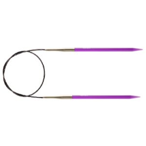 Knitter's Pride Trendz Fixed Circular Needles - US 8 (5.0mm) - 24" Violet Needles