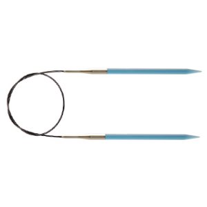 Knitter's Pride Trendz Fixed Circular Needles - US 9 (5.5mm) - 24" Turquoise Needles