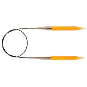 Knitter's Pride Trendz Fixed Circular Needles - US 15 (10.0mm) - 24" Orange Needles