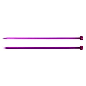 Knitter's Pride Trendz Single Pointed Needles - US 8 (5.0mm) - 10" Violet Needles