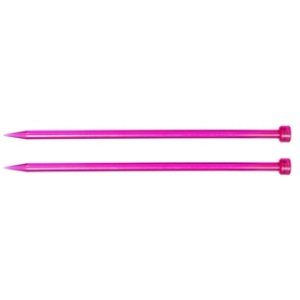 Knitter's Pride Trendz Single Pointed Needles - US 11 (8.0mm) - 10" Purple (Fuchsia) Needles