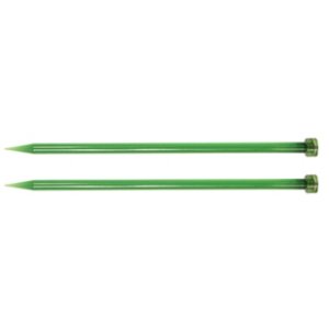 Knitter's Pride Trendz Single Pointed Needles - US 13 (9.0mm) - 10" Green Needles