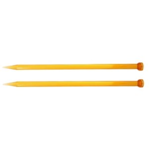 Knitter's Pride Trendz Single Pointed Needles - US 15 (10.0mm) - 14" Orange Needles