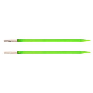 Knitter's Pride Trendz Interchangeable Needle Tips Needles - US 5 (3.75mm) Fluorescent Green Needles