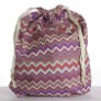 Jimmy Beans Wool Handmade Project Bag - Zigzag - Gypsy Accessories photo