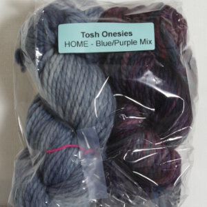 Madelinetosh Home Onesies Grab Bags Yarn - Blue/Purple Mix