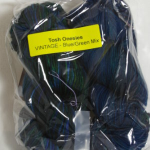 Madelinetosh Tosh Vintage Onesies Grab Bags Yarn - Blue/Green Mix