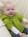 Knitting Pure and Simple Baby & Children Patterns - 1505 - Lacy Baby Hoodie Patterns photo