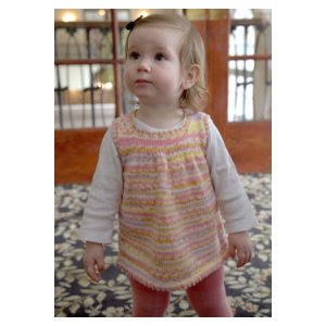 Plymouth Yarn Baby & Children Patterns - 2865 Girls Tunic Dress Pattern