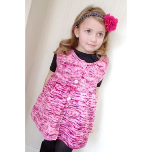Plymouth Yarn Baby & Children Patterns - 2835 Girl's Dress Pattern