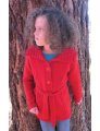 Knitting Pure and Simple Baby & Children Patterns - 1503 - Girls Top Down Cable Cardigan Patterns photo