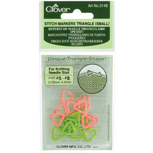 Clover Stitch Markers - Stitch Markers Triangle - Small