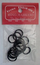 Bryspun Ring Markers - Small Assorted Black