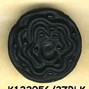 Blue Moon Button Art Shell and Glass Buttons - zK122056 Cosmic Entangle Black 27MM (Discontinued)