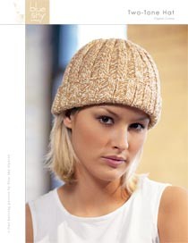 Blue Sky Fibers Adult Clothing Patterns - Two-Tone Hat Pattern