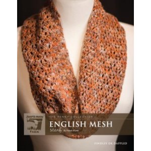 Juniper Moon Farm The Penny Collection Patterns - English Mesh Scarf Pattern
