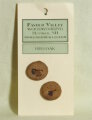 Favour Valley Woodworking Wood Buttons - Red Oak - Medium (2 button card) Buttons photo