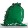 della Q Edict Cotton Pouch - 118-2 - Knitting is Sitting for Creative People - Green Accessories photo
