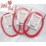 Denise Interchangeable Sets and Cords - 24 Red Cord Needles photo