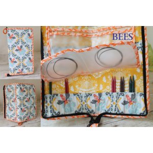 Chicken Boots Interchangeable Needle Case - Bees