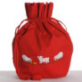 Lantern Moon Meadow Pouch Project Bags - Red Accessories photo