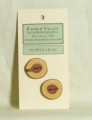 Favour Valley Woodworking Wood Buttons - Purple Lilac - Large (2 button card) Buttons photo