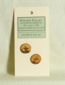 Favour Valley Woodworking Wood Buttons - Purple Lilac - Medium (2 button card) Buttons photo