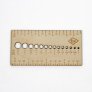 Kelbourne Woolens Small Ruler and Needle Gauge - Small Ruler and Needle Gauge Accessories photo