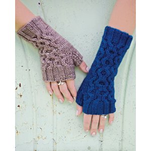 Knitterella Patterns Knitterella Patterns - Ripple Effect Fingerless Gloves Pattern