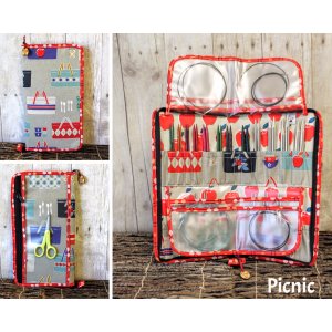Chicken Boots Interchangeable Needle Case - Picnic