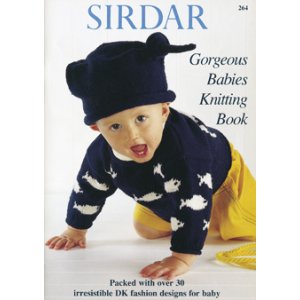 Sirdar Pattern Books - 264 Gorgeous Babies Knitting Book