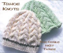 Tahoe Knots Patterns - Cable Hat Three (Discontinued) Pattern