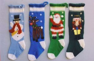 Ann Norling Patterns - 1013 - Knitted Christmas Stockings Pattern