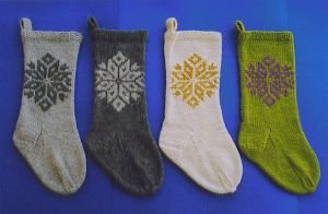 Ann Norling Patterns - 1020 - Snowflake Stockings Pattern