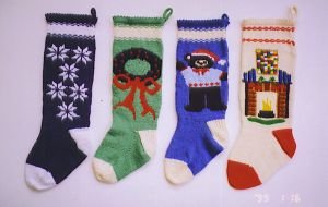 Ann Norling Patterns - 1019 - Knitted Christmas Stockings III Pattern