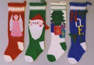 Ann Norling Patterns - 1018 - Knitted Christmas Stockings II Pattern