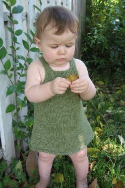 Knitting Pure and Simple Baby & Children Patterns - 0266 - Little Girl's Sundress or Jumper Pattern