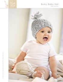 Blue Sky Fibers Adult Clothing Patterns - Bulky Baby Hat Pattern