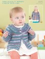 Sirdar Snuggly Baby and Children Patterns - 4575 Bobble Round Neck Cardigan Patterns photo