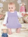 Sirdar Snuggly Baby and Children Patterns - 4470 Pinafore and Cardigans - PDF DOWNLOAD