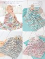 Sirdar Snuggly Baby and Children Patterns - 4451 Four Crochet Blankets - PDF DOWNLOAD