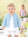 Sirdar Snuggly Baby and Children Patterns - 4431 Lace Edged Cardigans and Blanket Patterns photo
