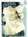 Sirdar Snuggly Baby and Children Patterns - 3108 Jacket, Hat, Mittens, Bootees, and Blanket - PDF DOWNLOAD Patterns photo