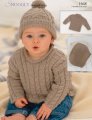 Sirdar Snuggly Baby and Children Patterns - 1648 Sweaters, Blanket, and Hat - PDF DOWNLOAD Patterns photo