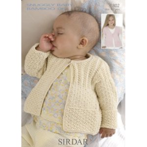 Baby and Children Patterns - 1802 Cardigans - PDF DOWNLOAD by Sirdar Snuggly