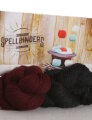 Jimmy Beans Wool SPELLBINDERS Magic Kit - Cascade 220 Fingering - Jet & Burgundy Kits photo